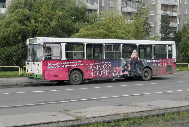 Реклама на транспорте и в транспорте Череповец